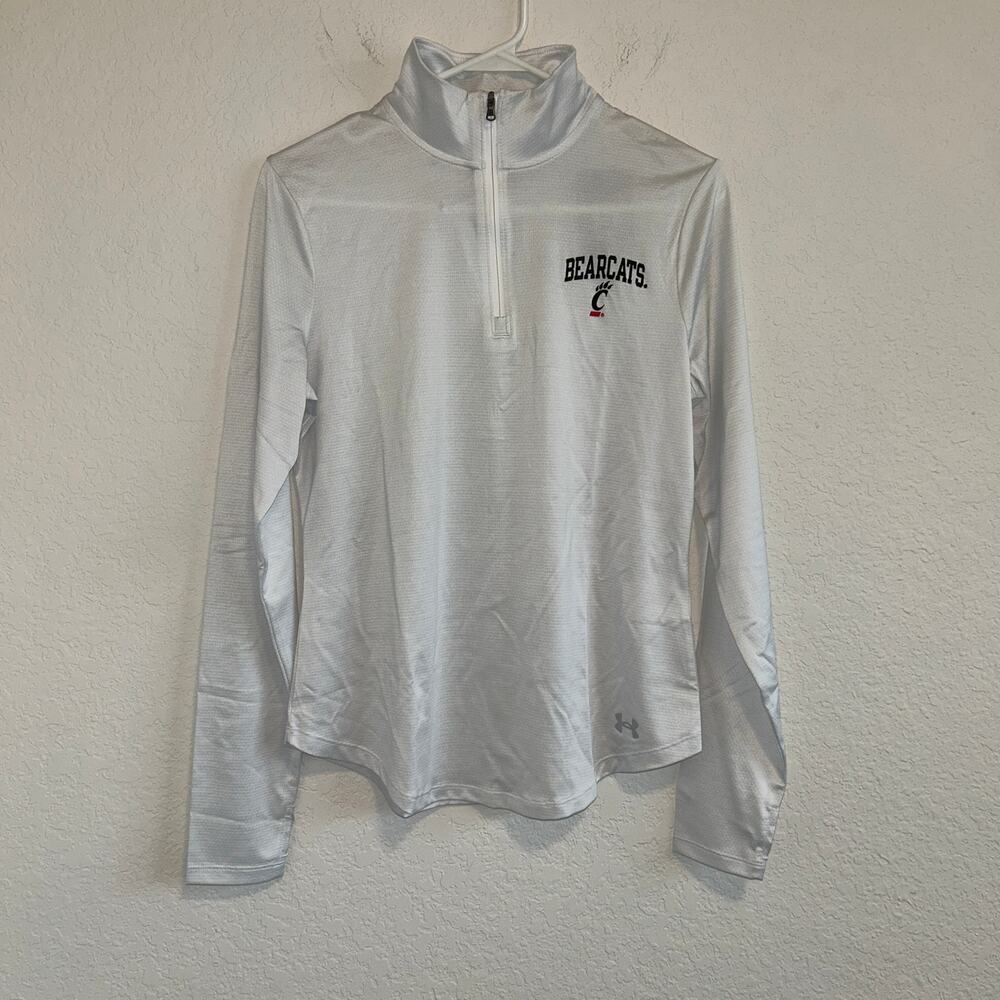 Under Armour Heat Gear Quarter Zip Cincinnati Bearcats Women's Medium